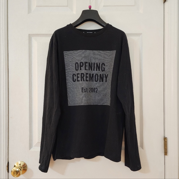 Opening Ceremony Logo Long sleeve shirt Unisex Size Small Relaxed fit Cotton - Picture 2 of 7